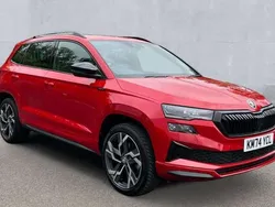 Red Used 2024 Skoda Karoq SportLine SUV | £29,490 (Fair price)