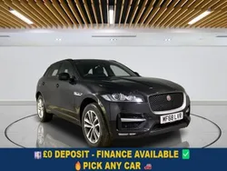 Black Used 2018 Jaguar F-Pace R-Sport SUV | £17,099 (Fair price)