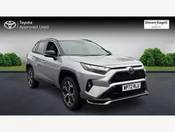 Silver Used 2022 Toyota RAV4 Hybrid SUV | £32,069 (A bit pricey)
