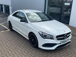 White Used 2018 Mercedes CLA220 AMG line Sedan | £17,500 (Fair price)