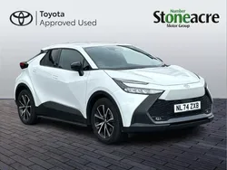 White Used 2024 Toyota C-HR Design SUV | £32,000 (A bit pricey)