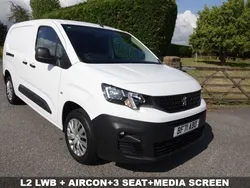 White Used 2021 Peugeot Partner Premium MPV | £15,588 (Expensive)