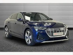 Blue Used 2022 Audi e-tron Sportback S-Line SUV | £27,190 (Fair price)