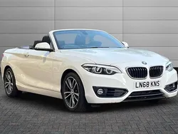 Alpine white Used 2018 BMW 218 Sport Line Cabriolet | £12,790 (Fair price)