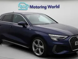 Blue Used 2023 Audi A3 Sportback S-Line Hatchback | £20,300 (Good price)
