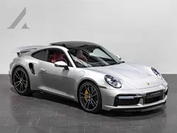 Silver Used 2022 Porsche 911 Turbo S Coupe | £153,995 (Fair price)