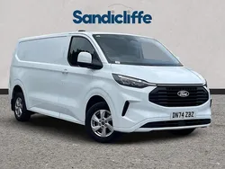 Frozen white (solid colour) Used 2024 Ford Transit Custom | £27,500 (Expensive)