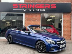 Blue Used 2018 Mercedes C43 AMG Premium Plus Cabriolet | £28,500 (Fair price)
