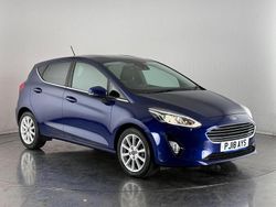 Blue Used 2018 Ford Fiesta Titanium Hatchback | £12,150 (Fair price)