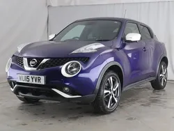 Blue Used 2015 Nissan Juke Tekna SUV | £5,100 (Fair price)