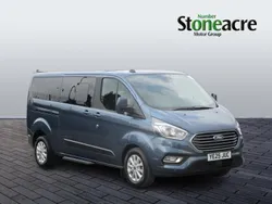 Blue New 2025 Ford Tourneo Custom Zetec MPV | £41,990