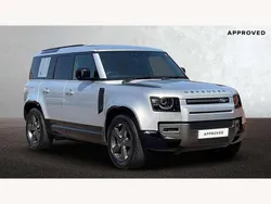 Hakuba silver Used 2024 Land Rover Defender HSE Dynamic SUV | £65,795 (Good price)