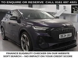 Purple Used 2024 Audi Q4 Sportback e-tron Black Edition SUV | £37,970 (A bit pricey)