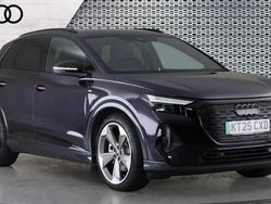 Mauve/purple Used 2025 Audi Q4 e-tron Black Edition SUV | £36,620 (Super price)