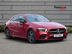 Red Used 2021 Mercedes A250 AMG line Sedan | £21,995 (Fair price)