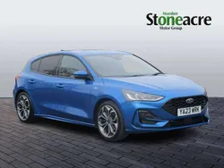 Blue Used 2023 Ford Focus ST-Line X Hatchback | £19,490 (Fair price)
