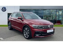 Red Used 2017 VW Tiguan R-line SUV | £21,177 (A bit pricey)