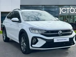 White New 2025 VW Taigo R-line SUV | £25,630 (Fair price)