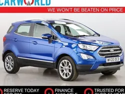 Blue Used 2020 Ford Ecosport Titanium SUV | £11,700 (Fair price)