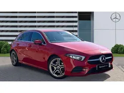 Red Used 2019 Mercedes A180 AMG line Hatchback | £16,200 (Fair price)