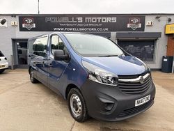 Blue Used 2017 Vauxhall Vivaro Van | £10,995 (A bit pricey)