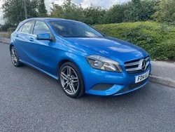 Blue Used 2014 Mercedes A180 Hatchback | £5,495 (Fair price)