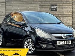 Black Used 2008 Vauxhall Corsa Hatchback | £1,999