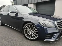 Blue Used 2018 Mercedes S350 AMG Line Premium Sedan | £19,995 (Fair price)