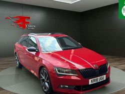 Red Used 2018 Skoda Superb SportLine Estate | £12,800 (Good price)