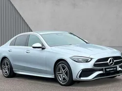 Silver Used 2024 Mercedes C300e AMG line Sedan | £36,601 (Super price)
