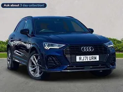 Blue Used 2022 Audi Q3 Black Edition SUV | £30,172 (Fair price)