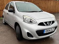 Silver Used 2014 Nissan Micra Visia Hatchback | £4,495 (Good price)