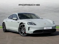 Shade green metallic New 2024 Porsche Taycan 4S Sedan | £94,900 (A bit pricey)