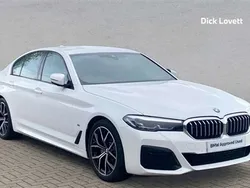White Used 2023 BMW 520 M Sport Sedan | £30,555 (Fair price)