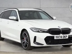 White Used 2024 BMW 330e M Sport Estate | £34,500 (Super price)