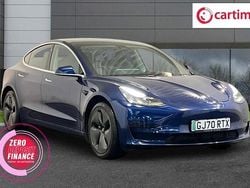 Blue Used 2020 Tesla Model 3 Standard Range Plus Sedan | £14,499 (Fair price)