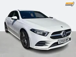 White Used 2019 Mercedes A200 AMG line Hatchback | £15,195 (Fair price)
