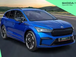 Blue Used 2022 Skoda Enyaq iV SportLine SUV | £23,432 (Fair price)