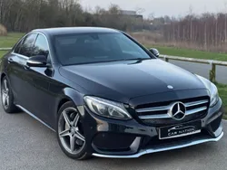Black Used 2015 Mercedes C250 AMG line Sedan | £9,490 (Fair price)