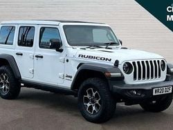 White Used 2020 Jeep Wrangler Rubicon SUV | £36,595 (Fair price)