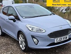 Blue Used 2021 Ford Fiesta Titanium X Hatchback | £8,780 (Good price)