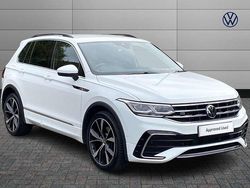 White Used 2022 VW Tiguan R-line SUV | £26,279 (Fair price)