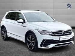White Used 2022 VW Tiguan R-line SUV | £26,300 (Fair price)