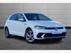 Pure white Used 2025 VW Polo R-line Hatchback | £22,750 (Fair price)