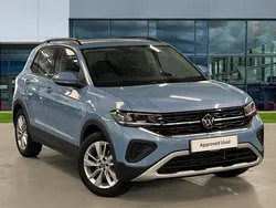 Clear blue metallic New 2025 VW T-Cross Life SUV | £20,105 (Super price)