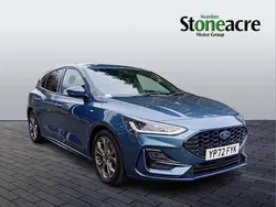 Blue Used 2022 Ford Focus ST-Line Hatchback | £14,995 (Fair price)