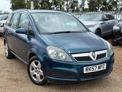 Blue Used 2007 Vauxhall Zafira Club MPV | £1,250 (Fair price)