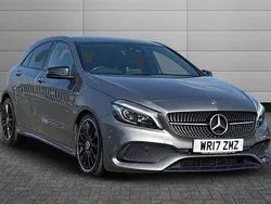 Mountain grey Used 2017 Mercedes A180 AMG Line Premium Plus Hatchback | £11,990 (Fair price)