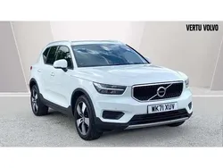 White Used 2021 Volvo XC40 Momentum SUV | £19,898 (Fair price)