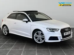 White Used 2017 Audi A3 S-Line Hatchback | £10,795 (Good price)